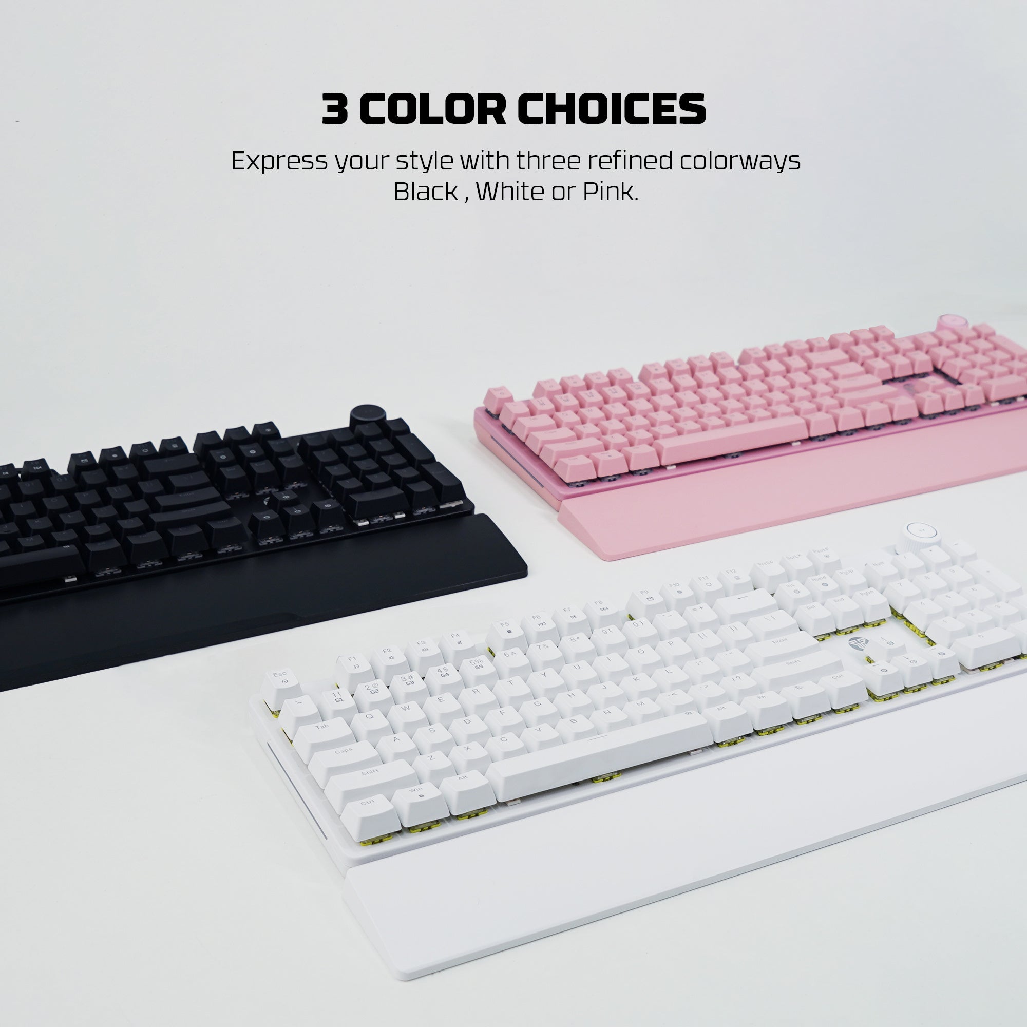 FANTECH MK894 MAXPOWER II Mechanical Gaming Keyboard ,Pink