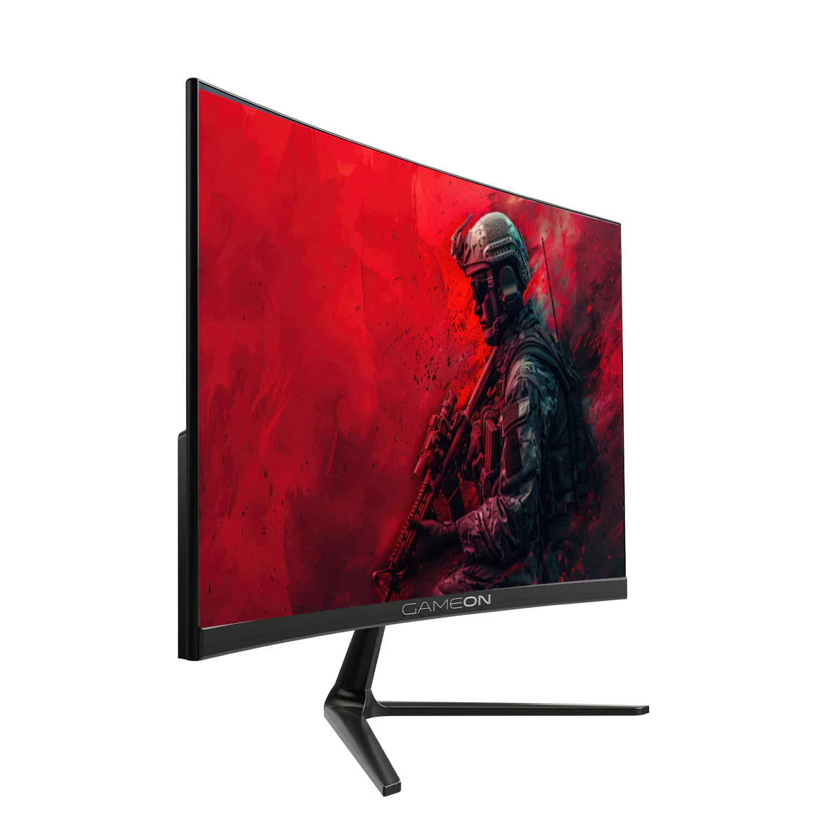 GAMEON GOC24F120VA Pro Series 24" FHD, 120Hz, MPRT 1ms, HDMI 2.1, VA Panel Curved Gaming Monitor 3000R 16:9 (Supports PS5) - Black