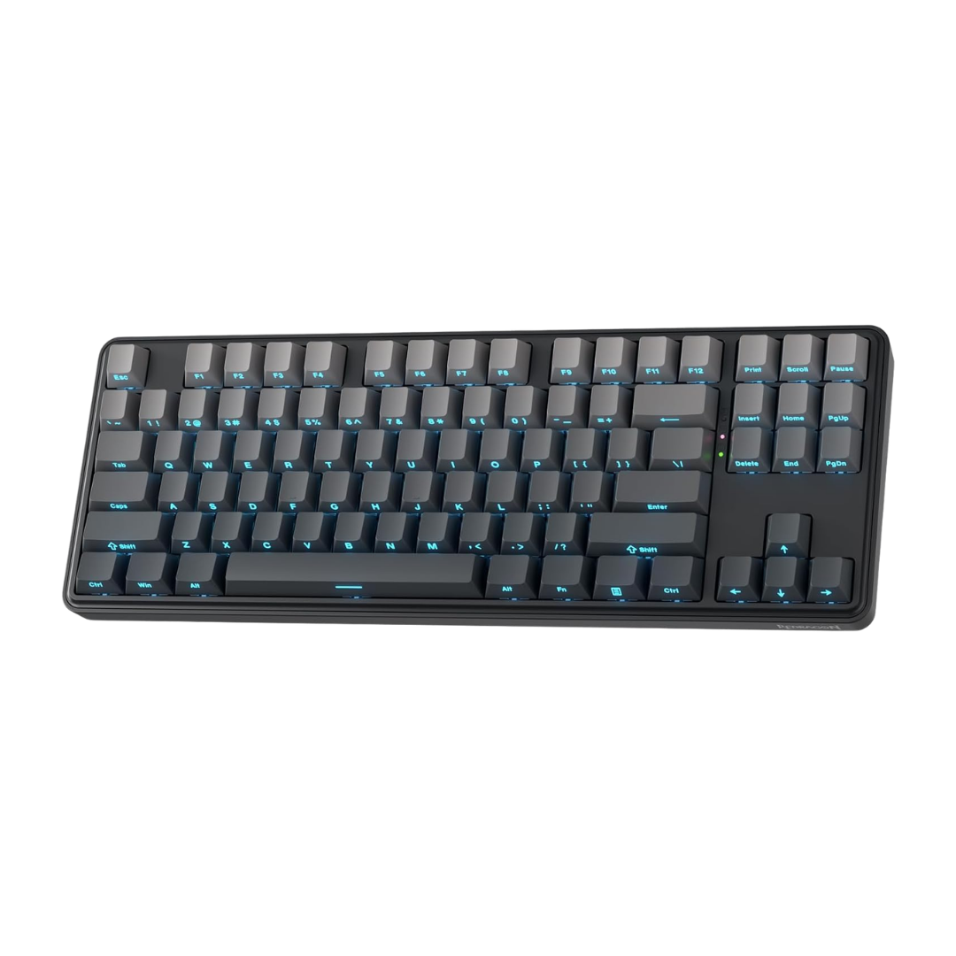 Redragon K707 HE Rapid Trigger Gaming Keyboard, 87 Keys TKL Wired Mechanical Keyboard w/Hyper-Fast Actuation Hall Effect Magnetic Switch, Actuation Point Adjustable, Side Printed PBT Gradient Keycaps