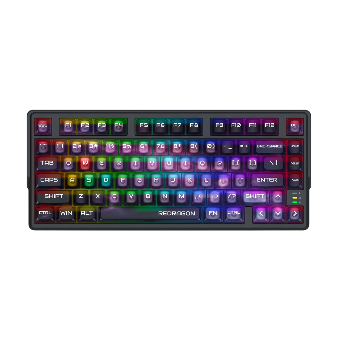 Redragon Barlette Magnetic Gaming Keyboard Amethyst Purple (K767-WL-M)
