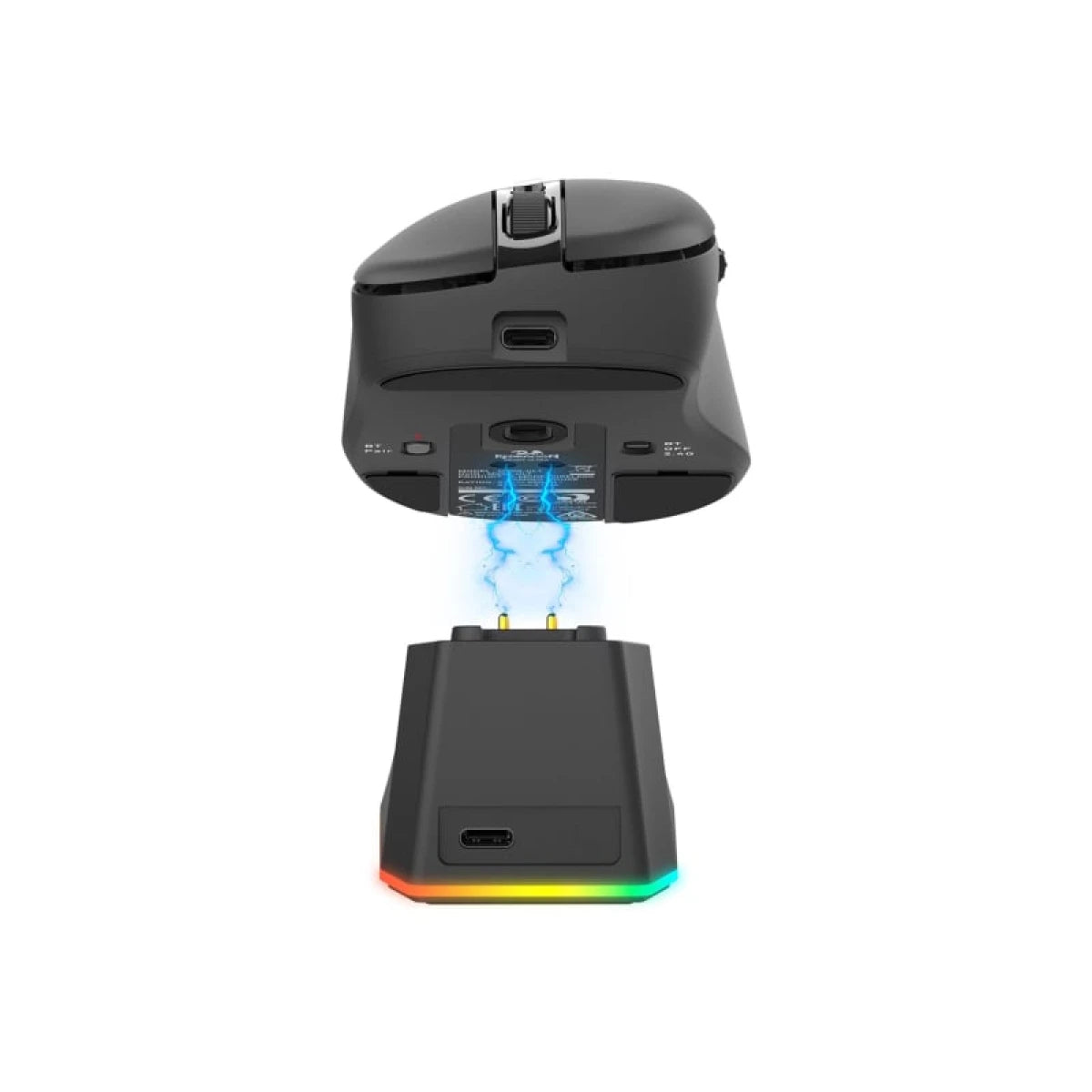 Redragon M998 Ultra Lightweight Wireless Gaming Mouse 3950 Sensor with RGac, Black / 8000 HZ