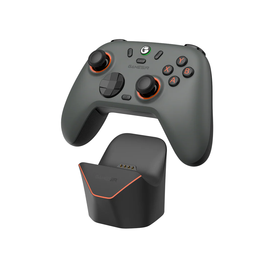 GameSir Nova Lite 2 Wireless PC Controller with Hall Effect Joysticks & Triggers, 2.4G & Wired 1000Hz Polling Rate, Remappable Buttons - Compatible with PC/Switch/Steam/Android (Grey)