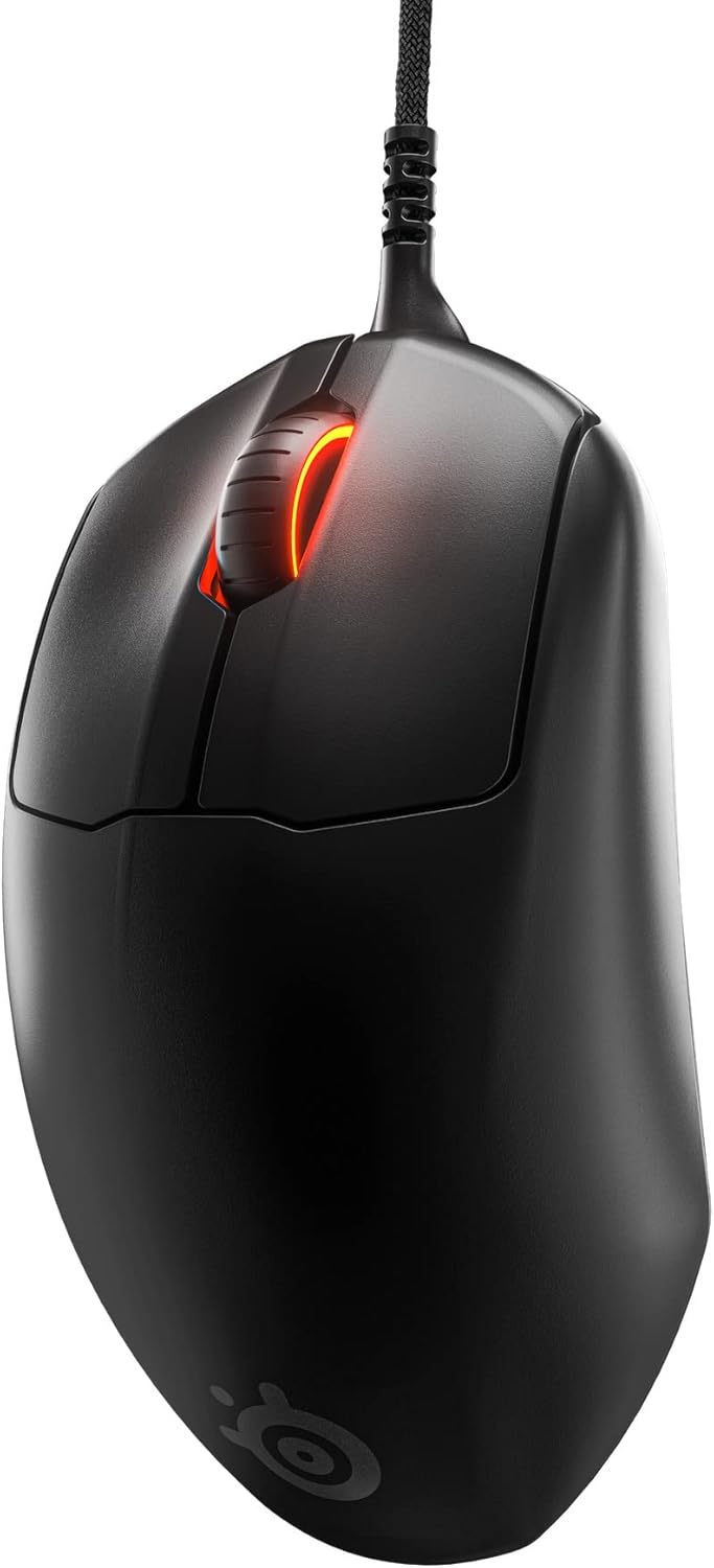 SteelSeries Prime - Esports Performance Gaming Mouse – 18,000 CPI TrueMove Pro Optical Sensor – Magnetic Optical Switches
