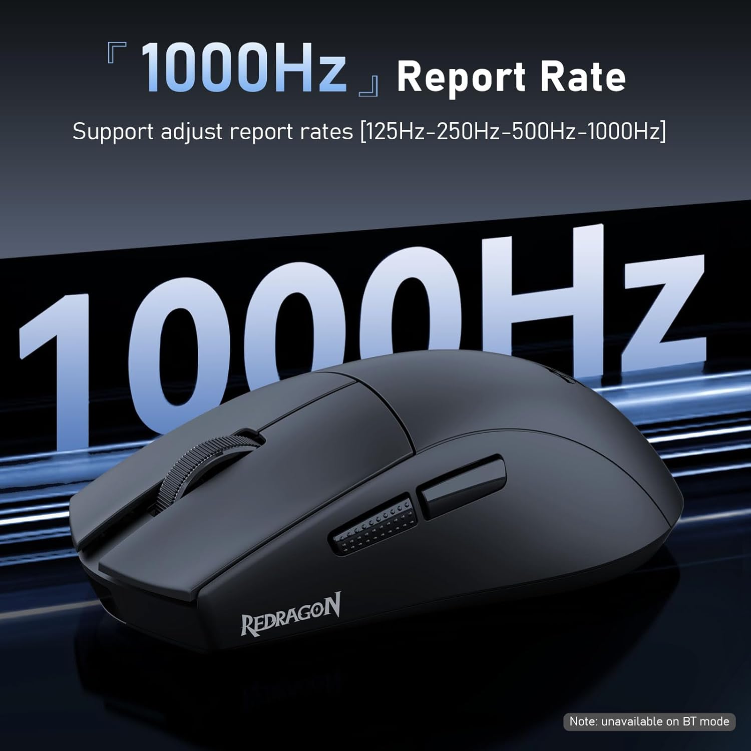 ماوس الألعاب اللاسلكي Redragon M999 مع حامل بدقة 45000 نقطة في البوصة