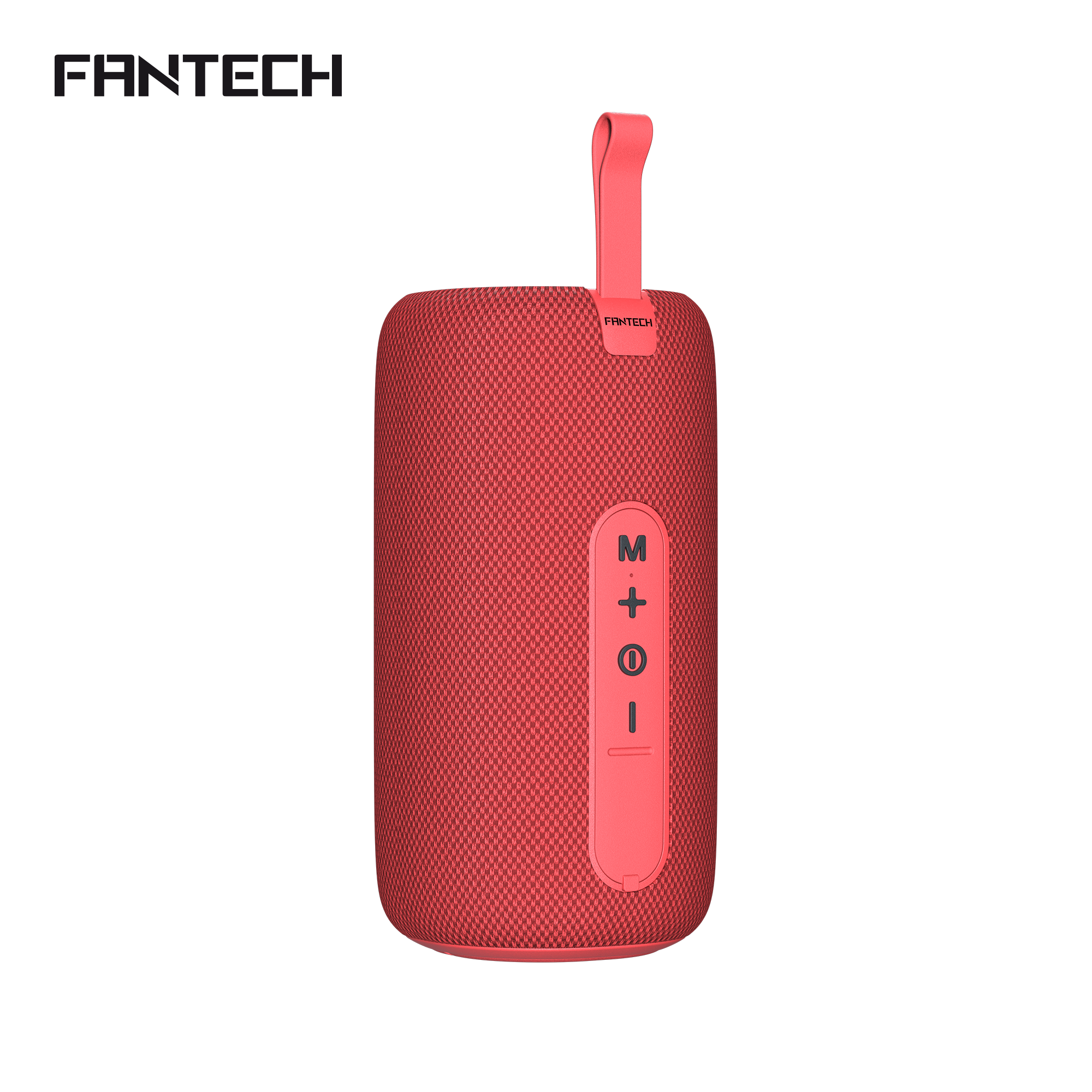 FANTECH BS159 True Wireless RMS Speaker TWS Deep Bass 10W 57mm Driver 4-Way Connectivity BT TF Card USB RGB Portable Speaker - Red