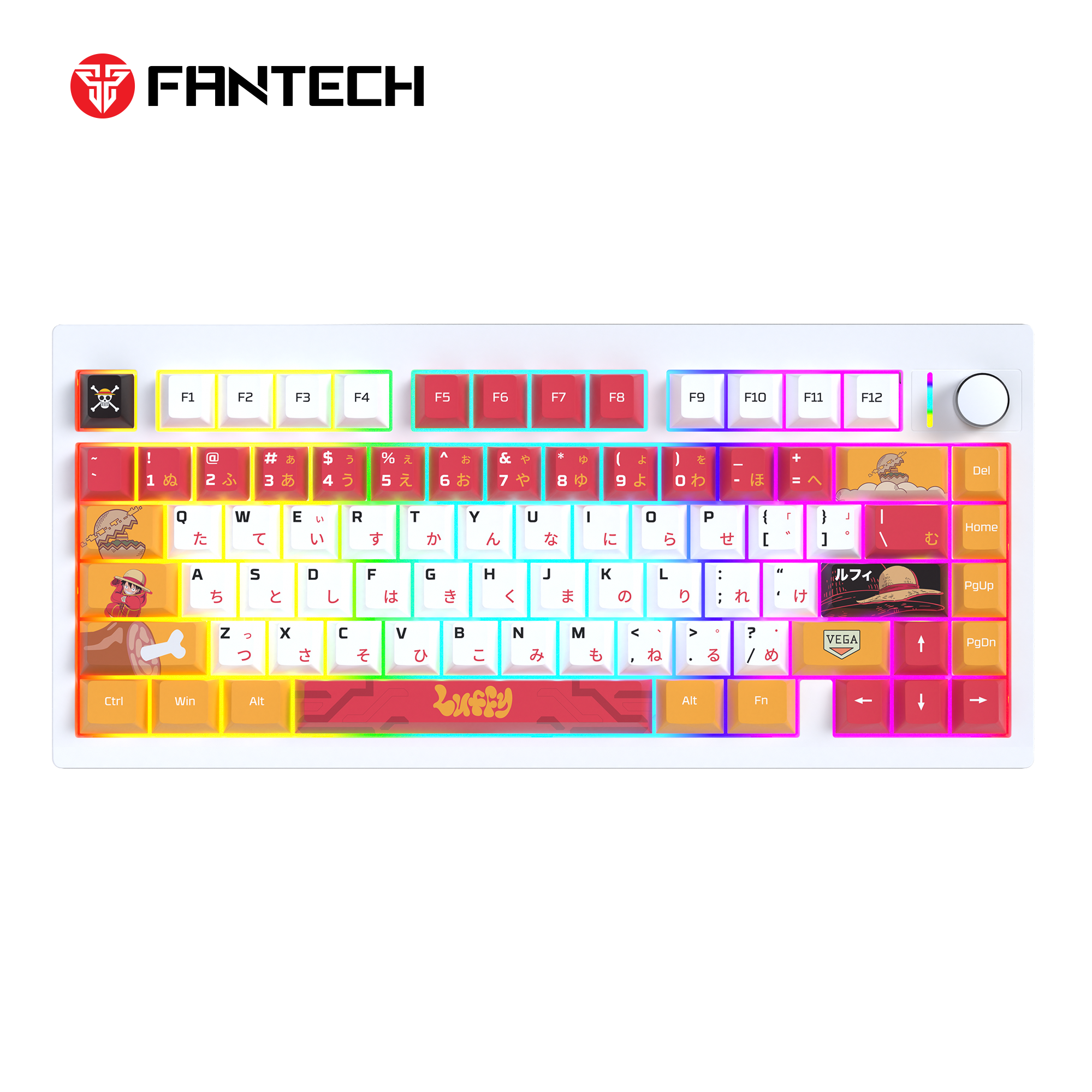 لوحة مفاتيح ميكانيكية Fantech MK921 MAXFIT8 QMK لوفي