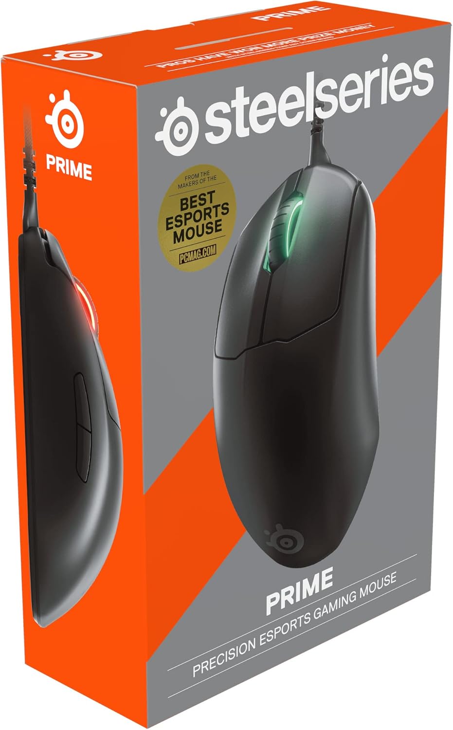 SteelSeries Prime - Esports Performance Gaming Mouse – 18,000 CPI TrueMove Pro Optical Sensor – Magnetic Optical Switches