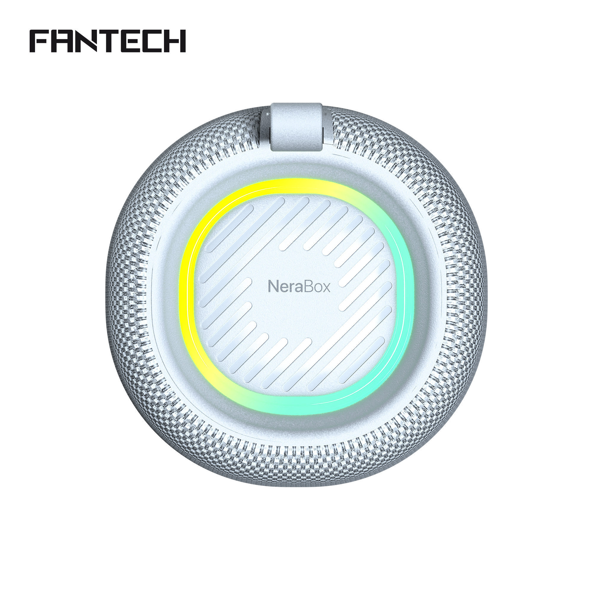 FANTECH BS159 True Wireless RMS Speaker TWS Deep Bass 10W 57mm Driver 4-Way Connectivity BT TF Card USB RGB Portable Speaker - Red