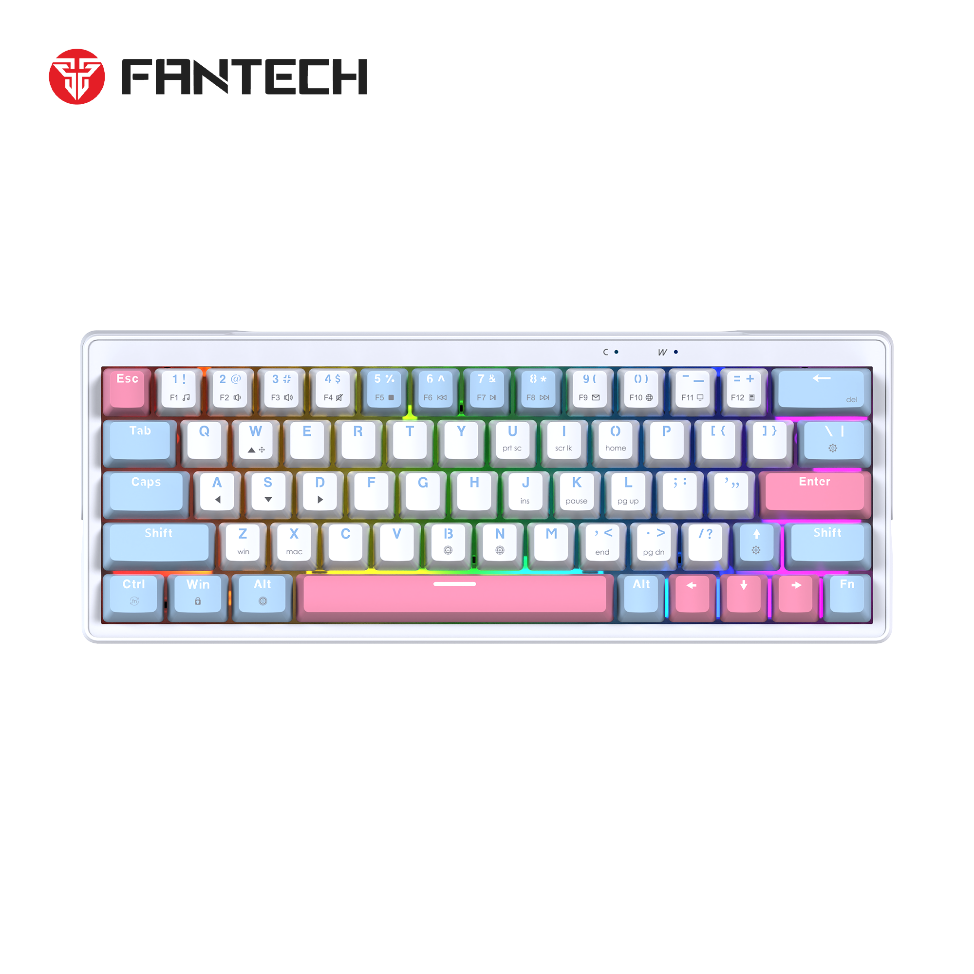 Fantech MK611 Atom X63 Ame Edition - White