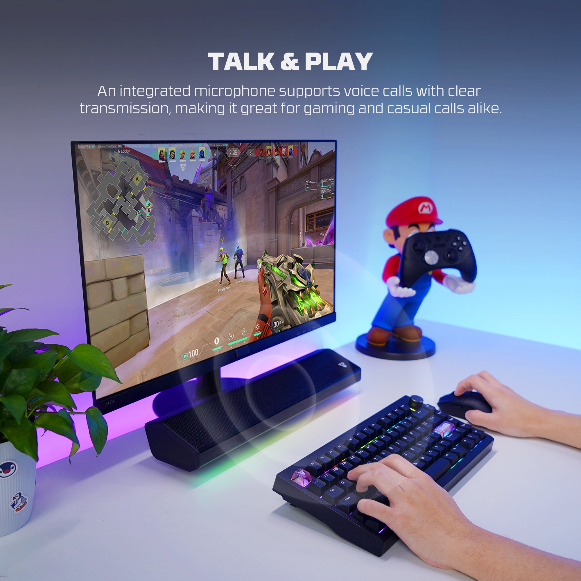 FANTECH BS162 Groove Bar Pro Portable Gaming Speaker