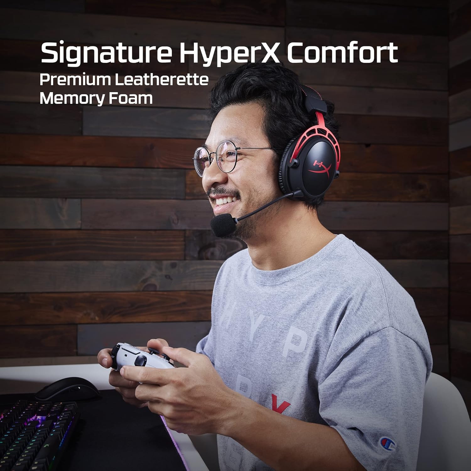 HyperX Cloud Alpha Wireless - Gaming Headset for PC-PS4-PS5, 300-hour battery life