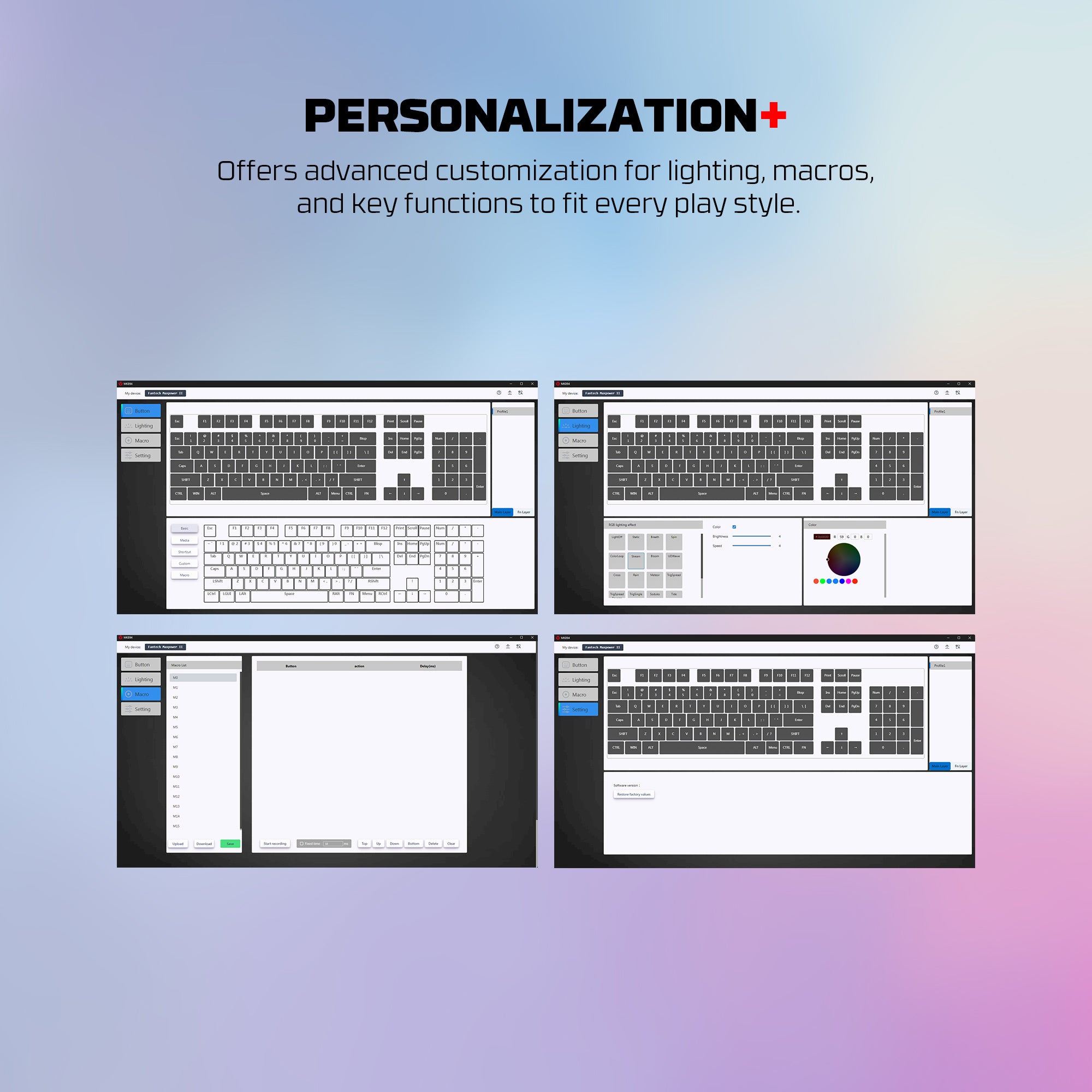 FANTECH MK894 MAXPOWER II Mechanical Gaming Keyboard
