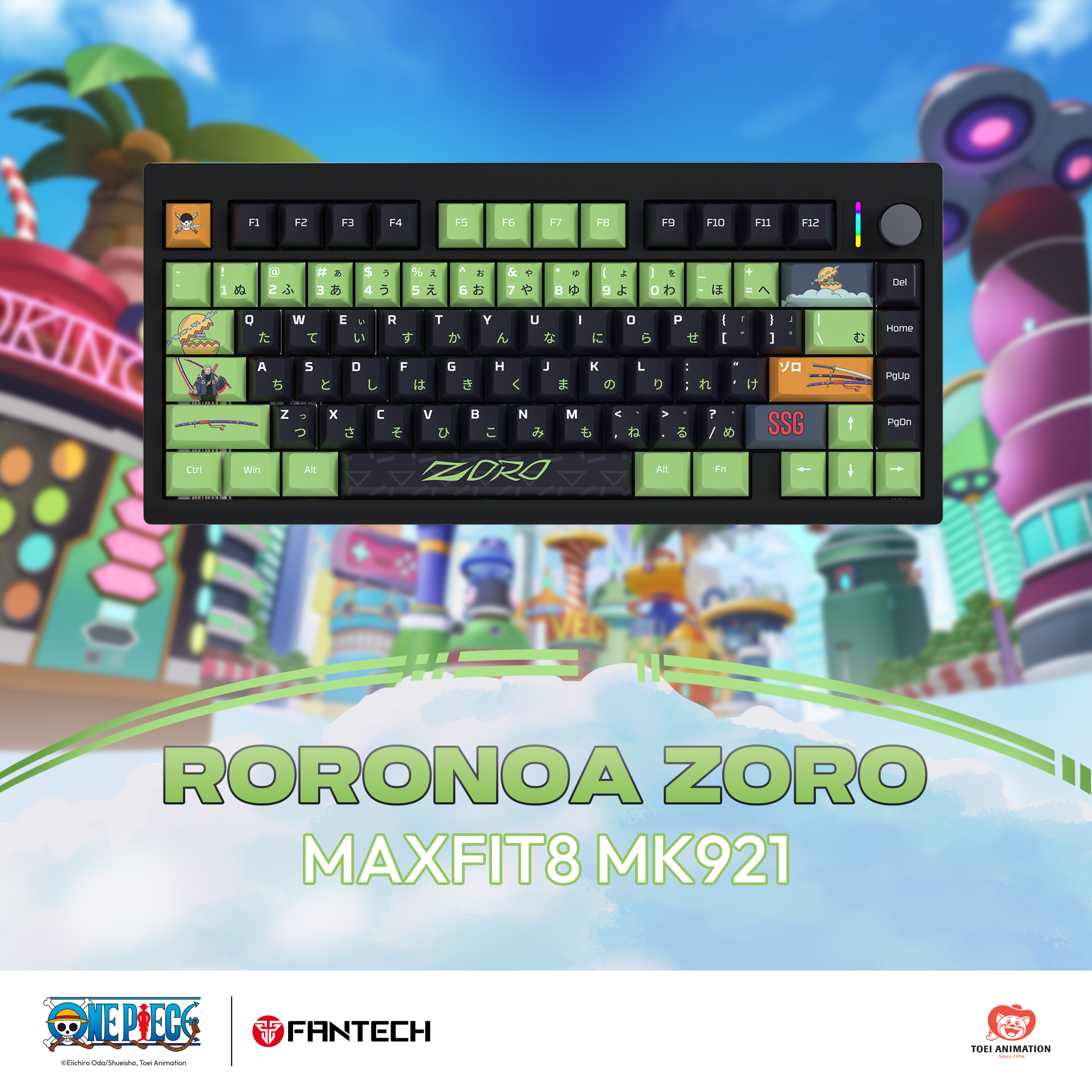 Fantech & One Piece - Gaming Combo (ZORO)