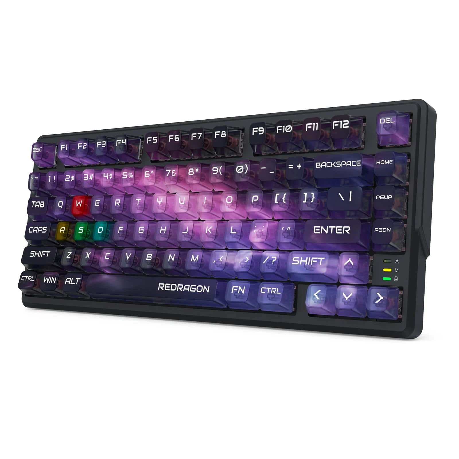 Redragon Barlette Magnetic Gaming Keyboard Amethyst Purple (K767-WL-M)
