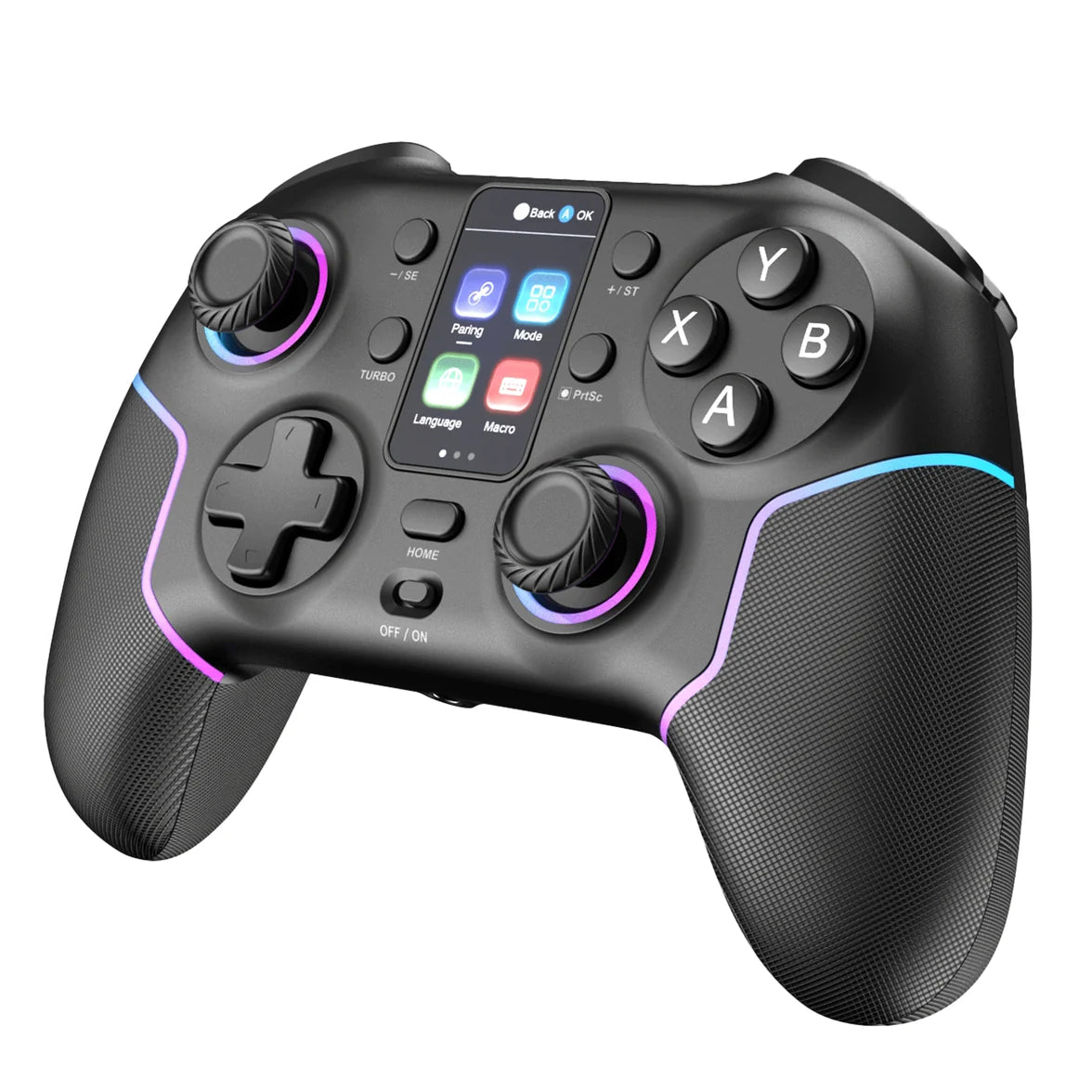 Redragon G902 Drax Wireless LCD Display Controller with RGB Backlight (Black). ps4-pc-mobile