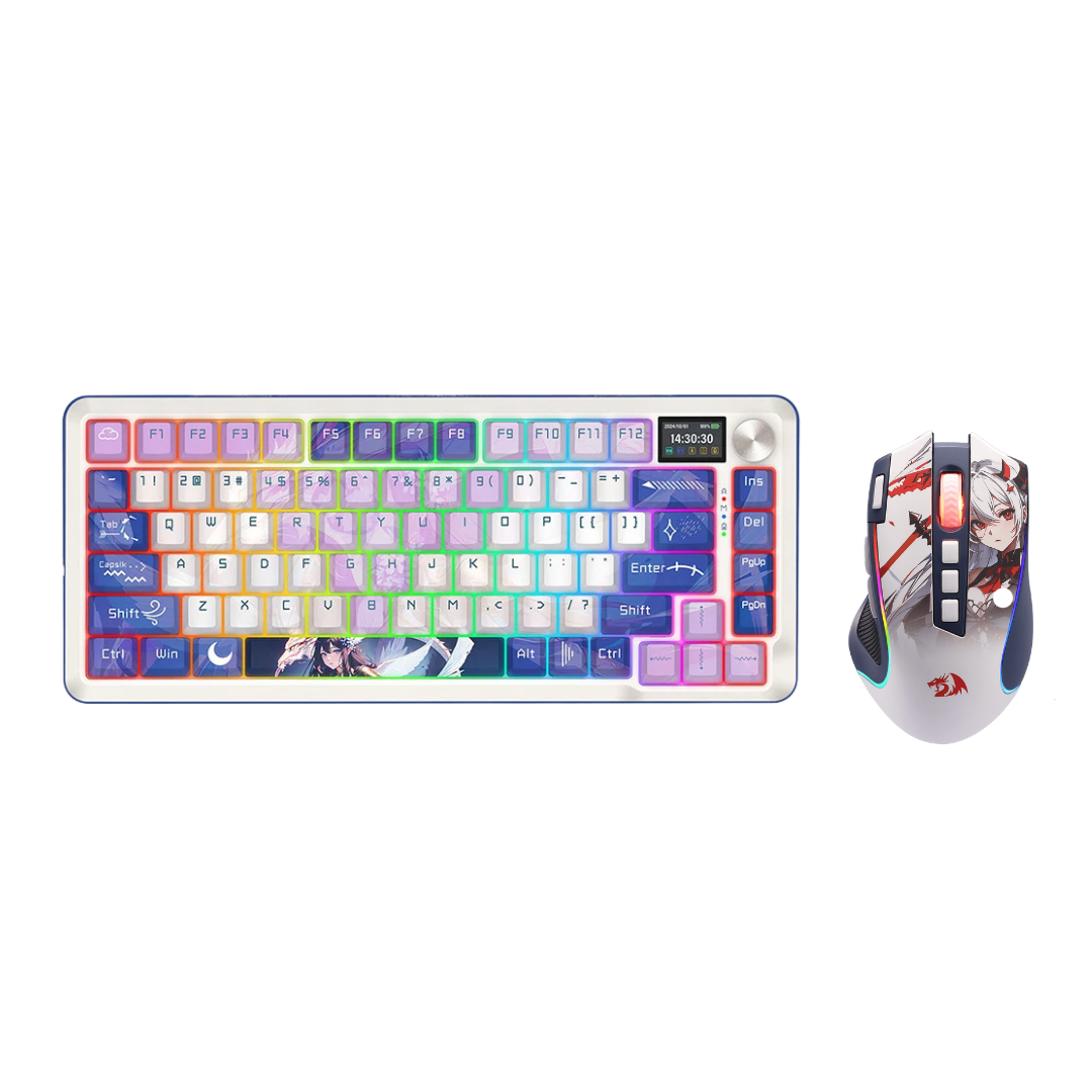 Redragon Wireless Combo Keyboard K708 And Mouse M612