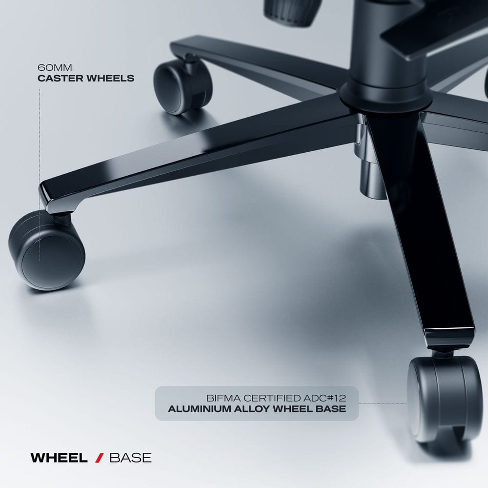 CYBEART | Batman Classic - Chaise de gaming/bureau série APEX | Lombaire 4D, accoudoir 4D, similicuir Endura, oreiller AeroMag, inclinable et inclinable