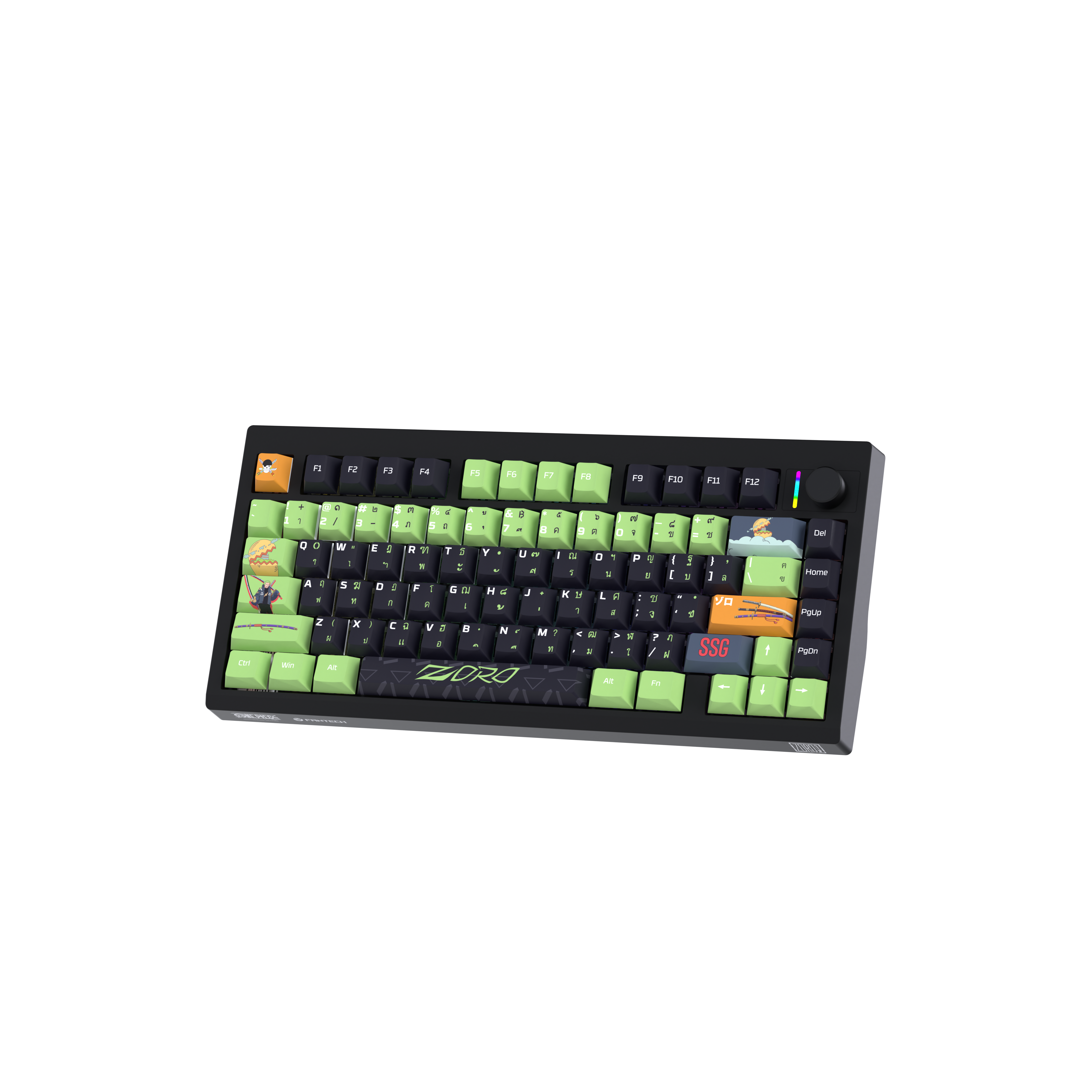 لوحة مفاتيح ميكانيكية Fantech MK921 MAXFIT8 QMK باللون الوردي
