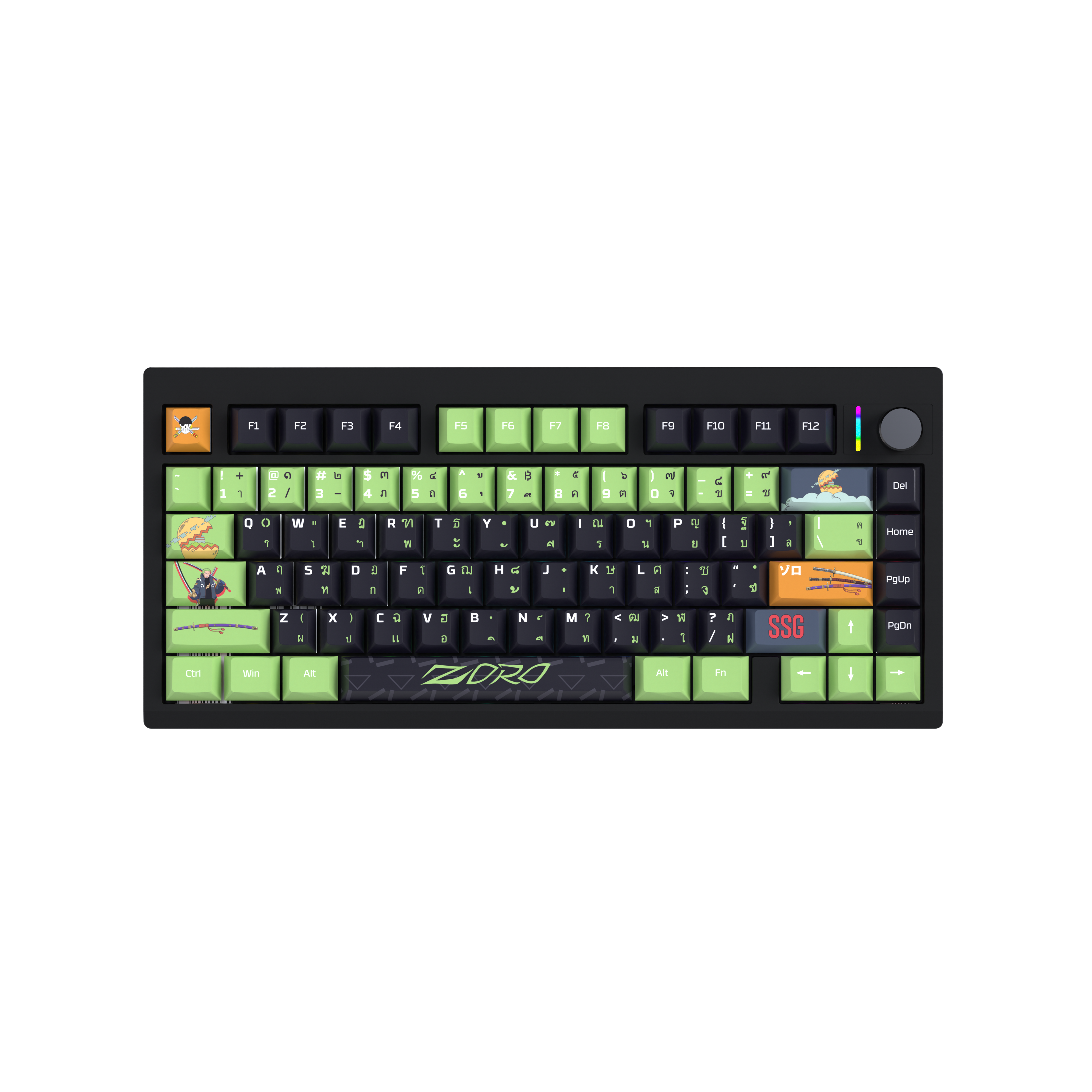لوحة مفاتيح ميكانيكية Fantech MK921 MAXFIT8 QMK باللون الوردي