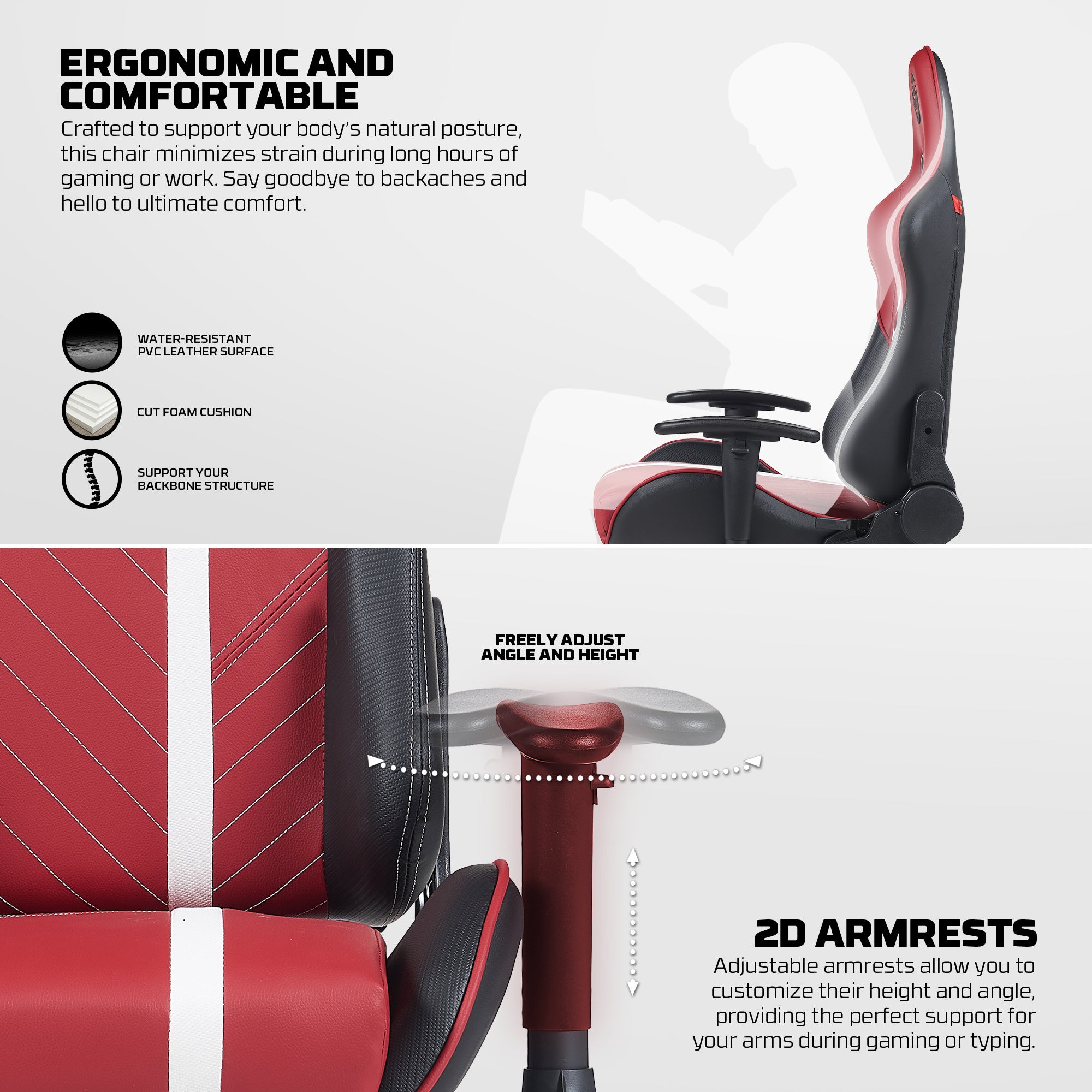 FANTECH GC194 GAMING CHAIR BLUE