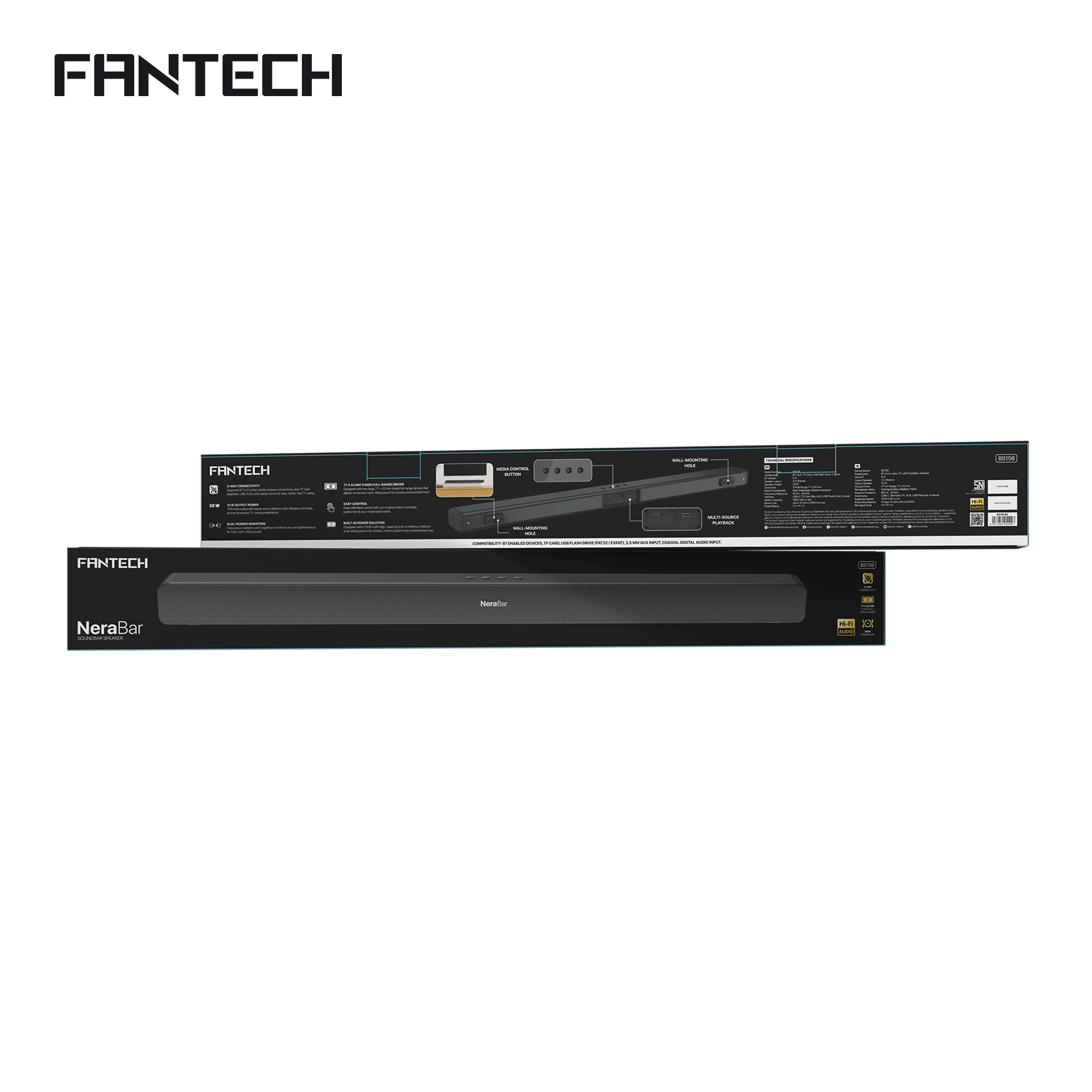 مكبر صوت FANTECH BS156 NeraBar