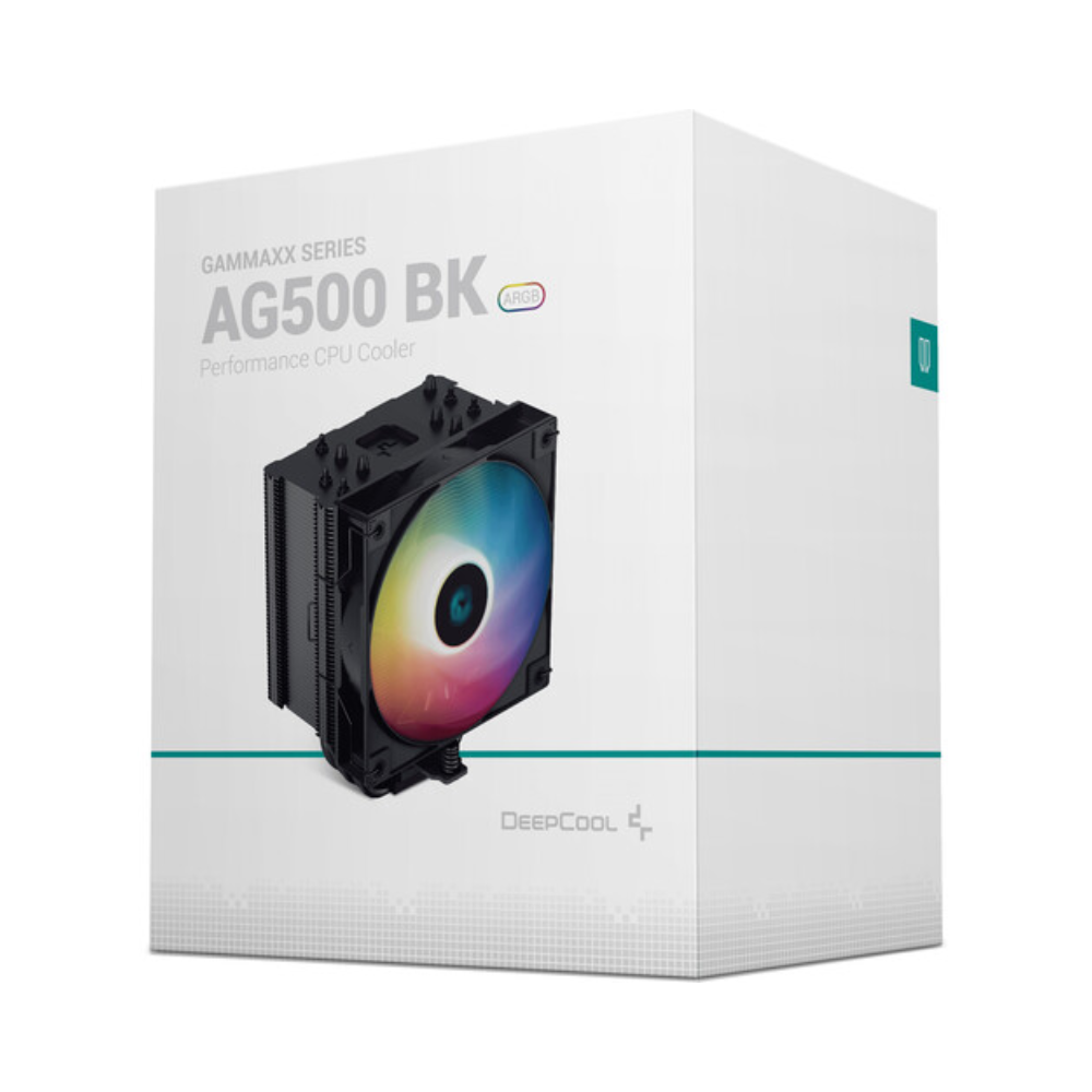 Deepcool AG500 ARGB Single Tower Performance CPU Cooler Coolers & Power Supply