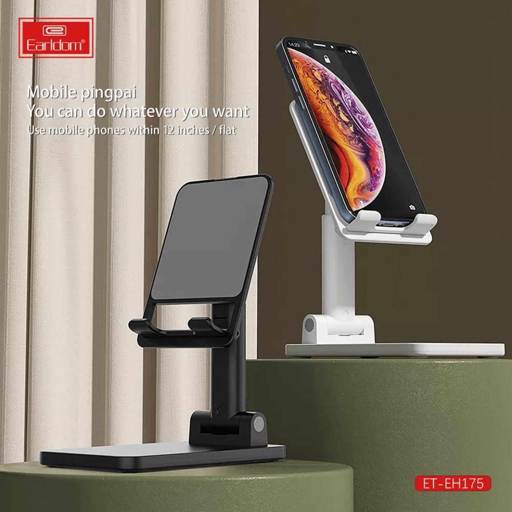 Earldom Desktop Tablet Holder Table Cell Foldable Extend ET EH175 Cables &