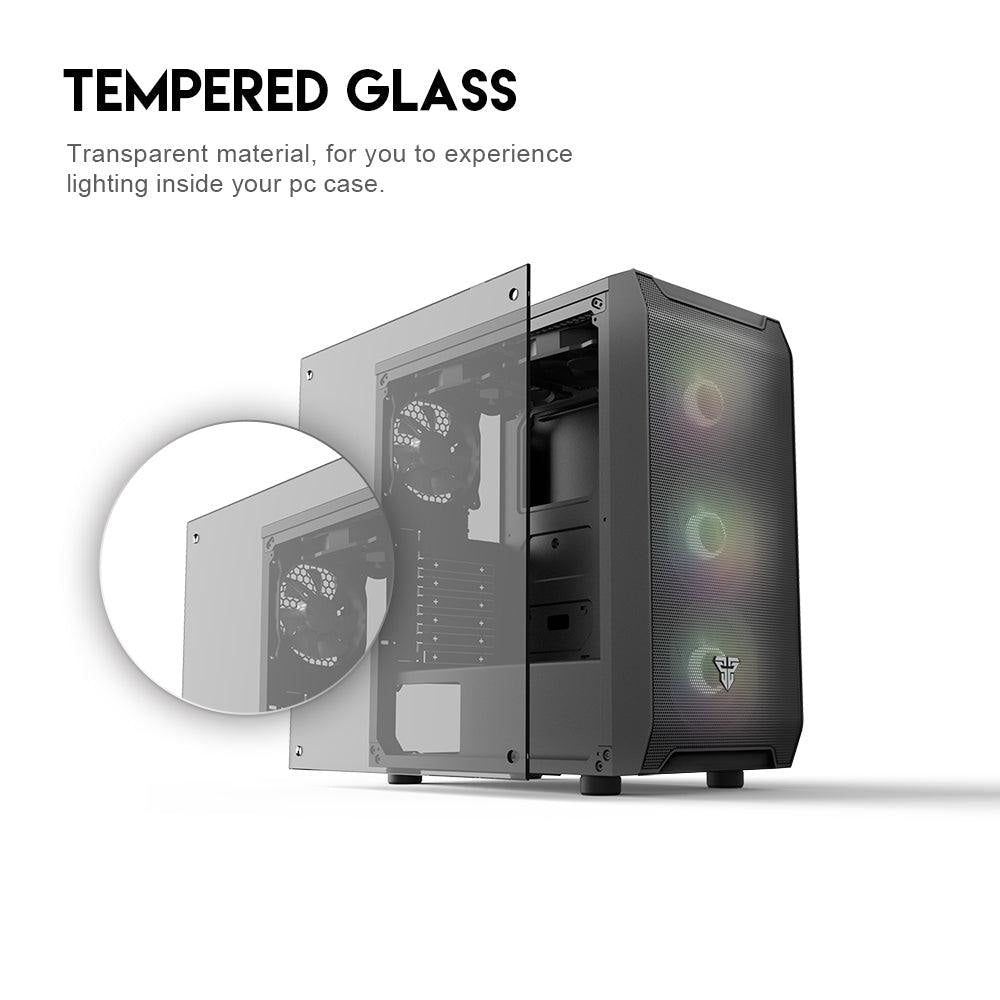 FANTECH AERO CG80 RGB MIDDLE TOWER CASE Tower Case & Monitor