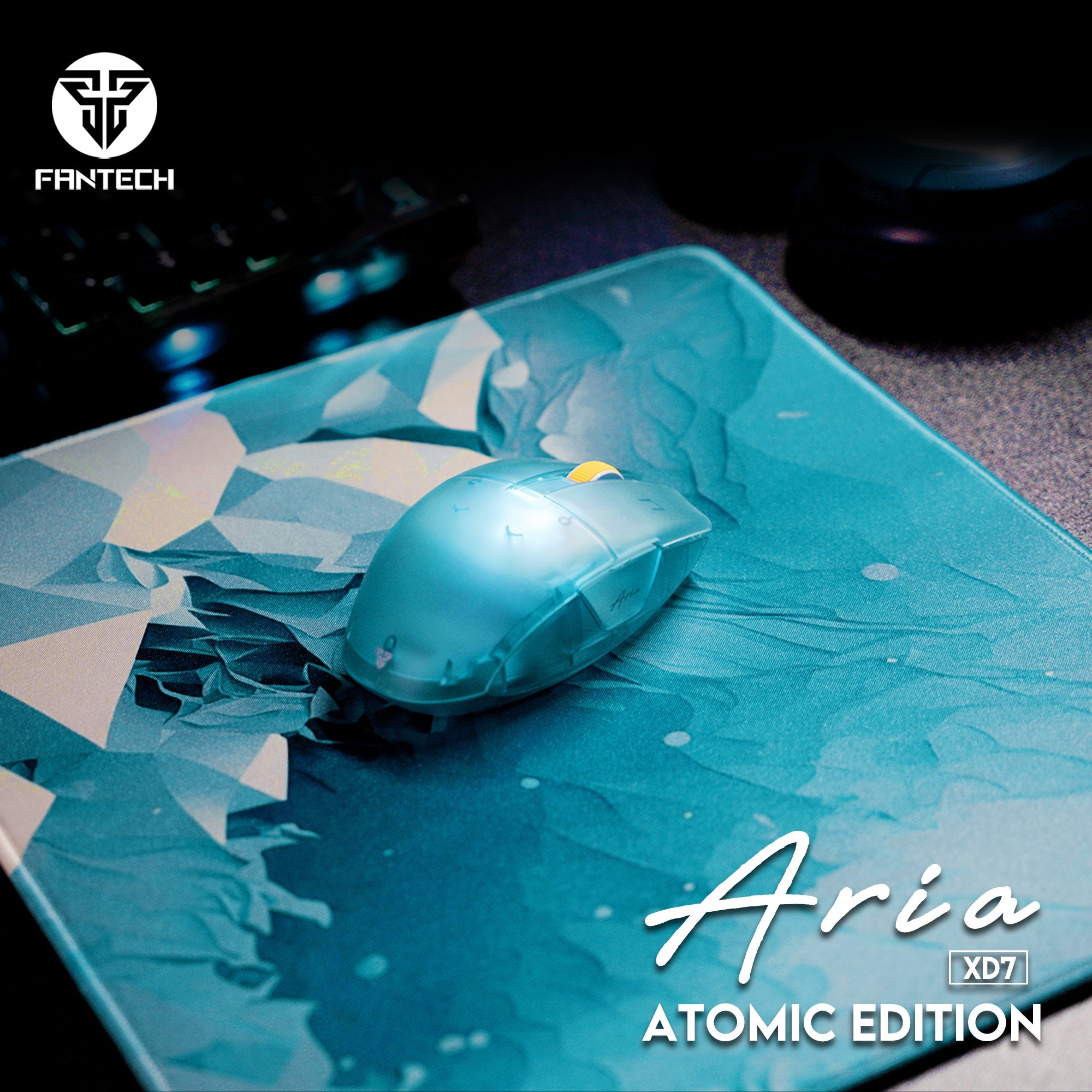Fantech ARIA XD7 HUANO VERSION Super Lightweight Gaming Mouse +Mousepad MP353