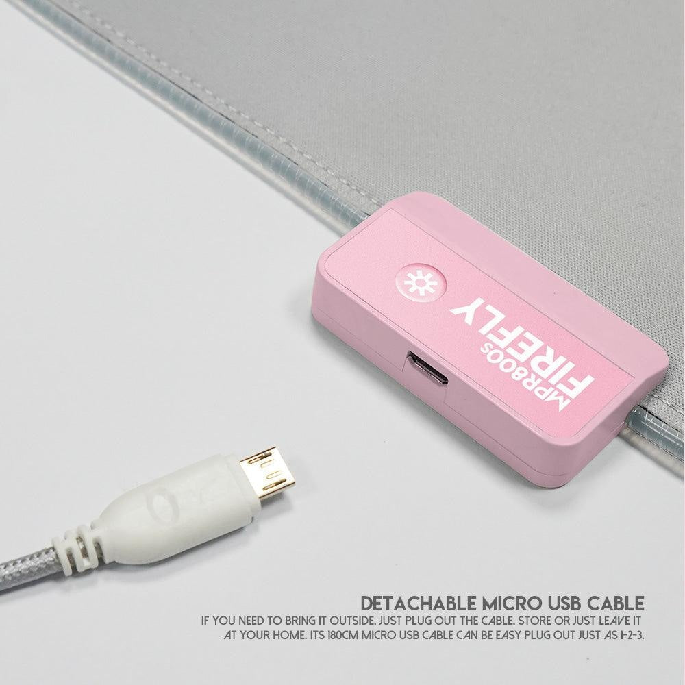 FANTECH FIREFLY SAKURA EDITION MPR800s RGB MOUSEPAD Mousepad