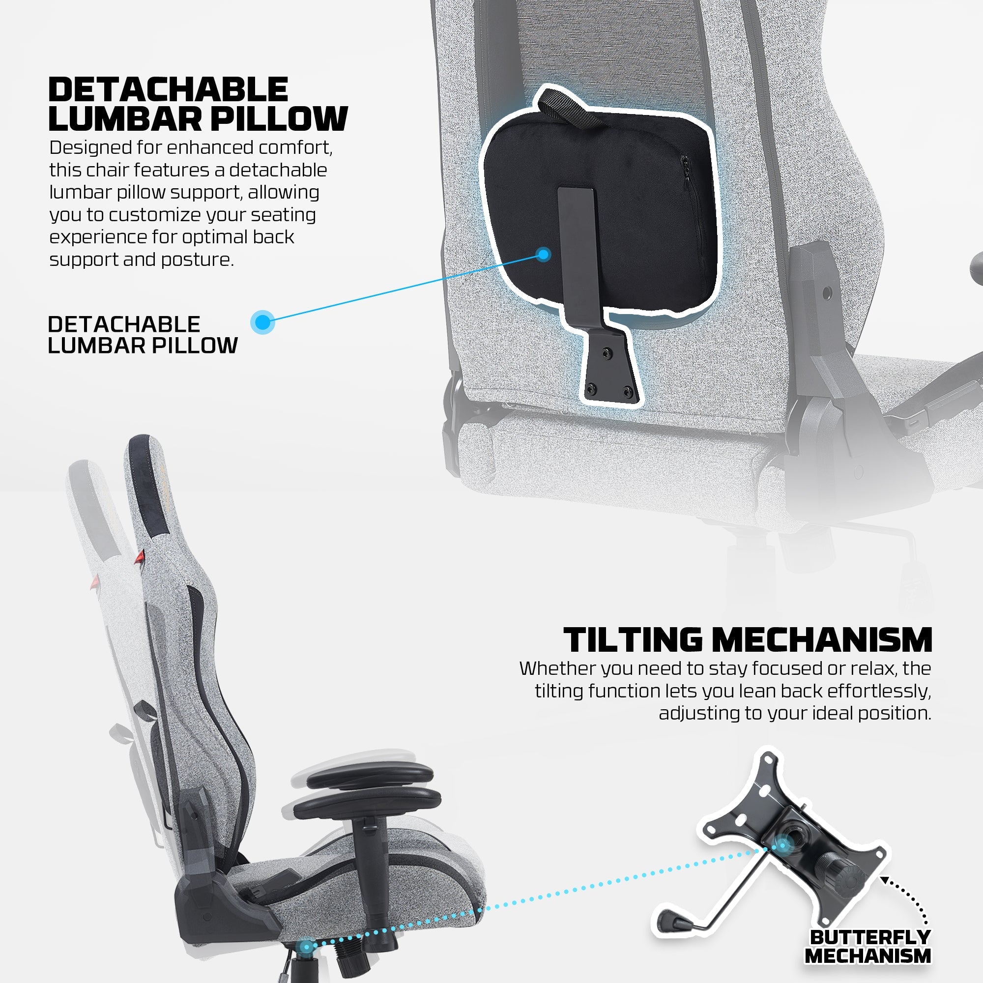 FANTECH GC195 GAMING CHAIR Desk & Chair