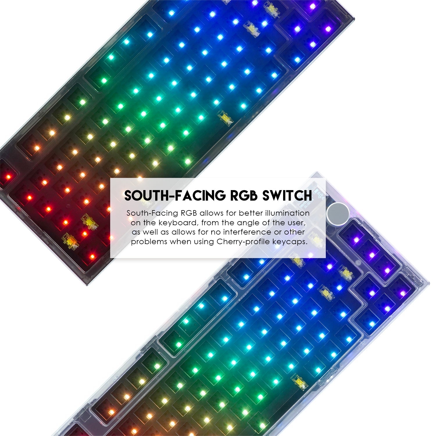 Fantech Maxfit81 MK910 PBT Frost Wireless Modular Mechanical Gaming Keyboard