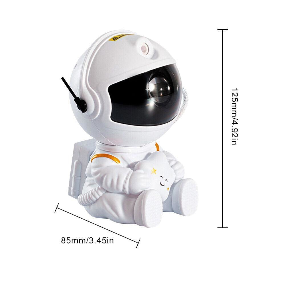Galaxy Star Projector Starry Sky Night Light Astronaut Lamp Lightning