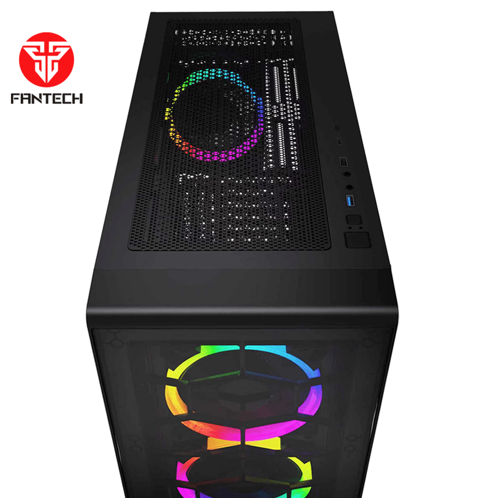 HEXA XL CG82 FULL TOWER CASE WITH FREE 4 PCS FRGB FAN Tower Case & Monitor