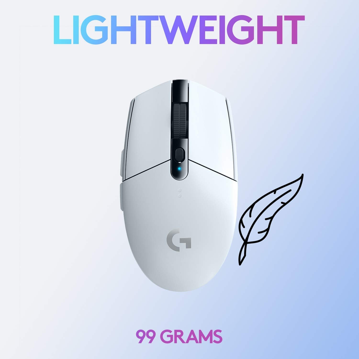 Logitech G304 Lightspeed Wireless Gaming Mouse Hero Sensor 12,000 DPI