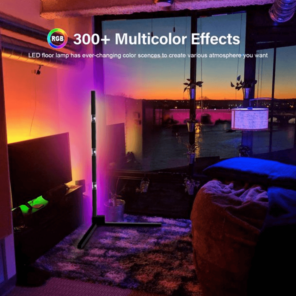 Modern LED Floor Lamp RGB Corner Decoration Lightning