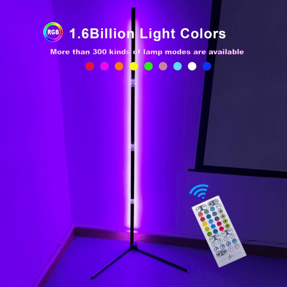 Modern LED Floor Lamp RGB Corner Decoration Lightning