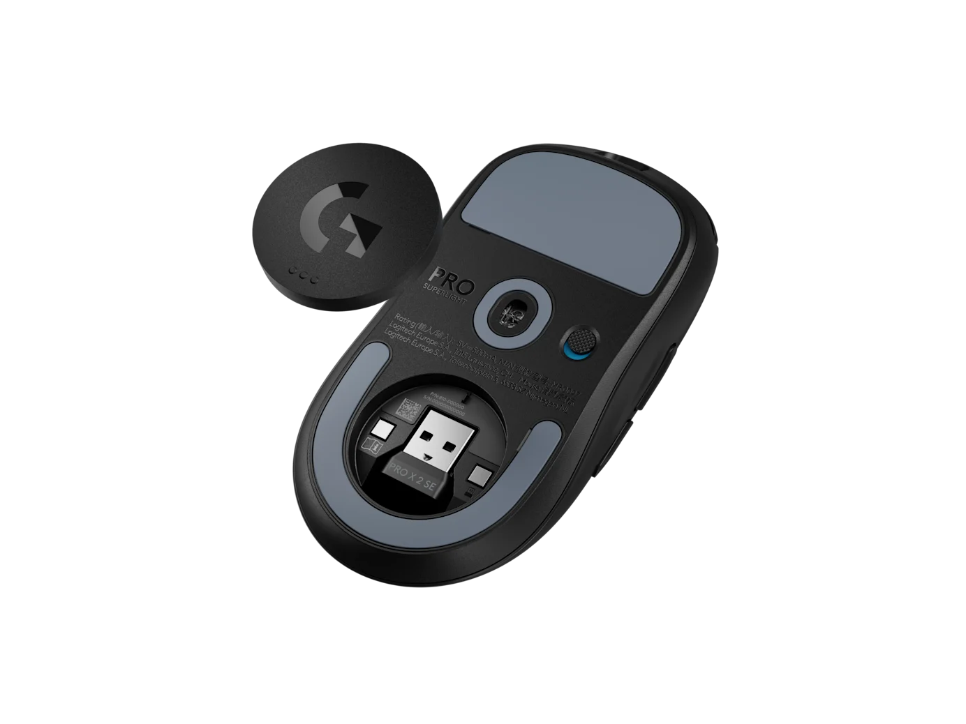 Logitech PRO X SUPERLIGHT 2 SE features advanced HERO 2 sensor, robust LIGHTSPEED wireless at 1 kHz report rate, and LIGHTFORCE switches while delivering up to 88 hours of battery life.