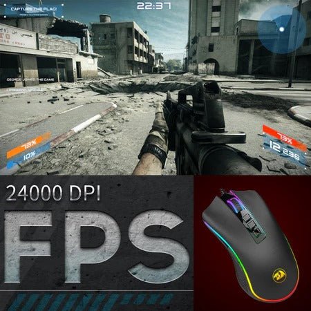 Redragon COBRA M711 FPS Flawless sensor LK Optical Switch 32000DPI Mouse