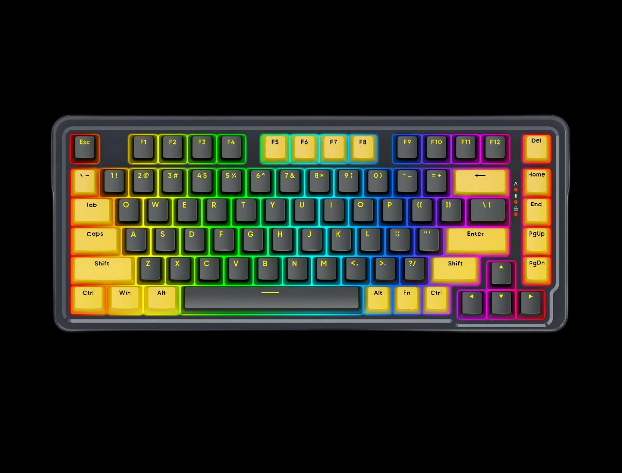 Redragon K649 78% Wired Gasket RGB Gaming Keyboard Keyboard