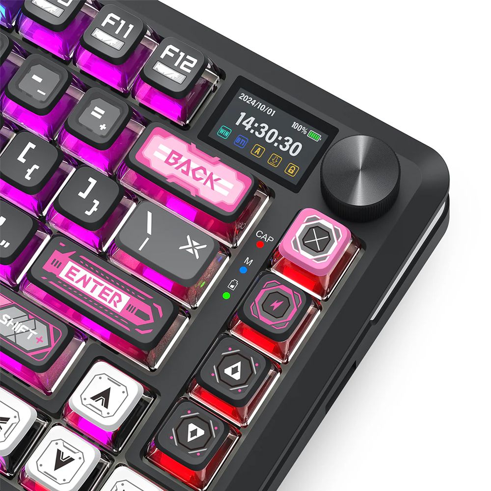Redragon K708MC RGB Flekact Pro Tri Mode 75% Hot Swappable Wireless Mechanical
