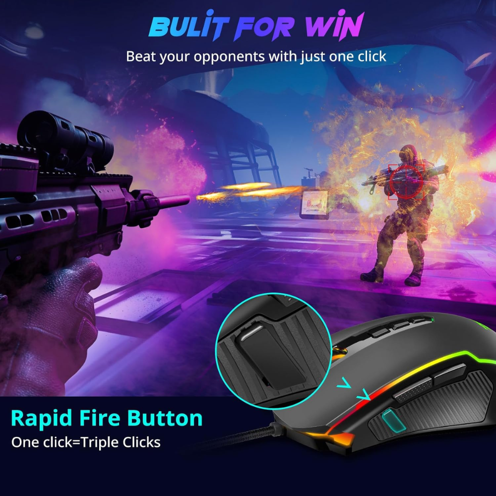 Redragon M910 RANGER RGB Gaming Mouse Mouse