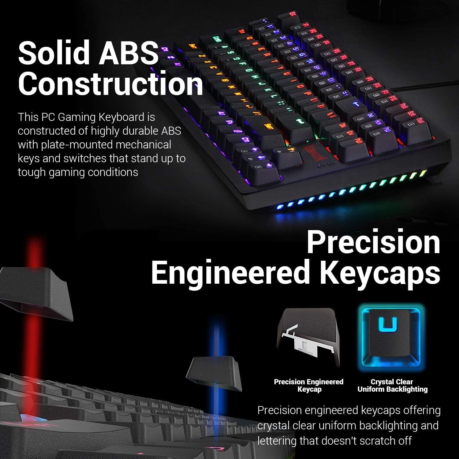 Redragon S113 Gaming Keyboard Mouse Combo Wired Mechanical Keyboard