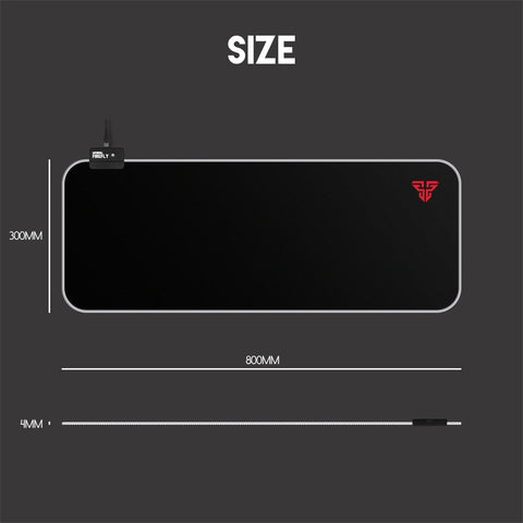 FANTECH FIREFLY MPR800s SOFT CLOTH RGB MOUSEPAD