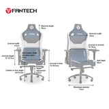 FANTECH ALPHA GC - 283 GAMING CHAIR | Blue Desk & Chair 179 JOD