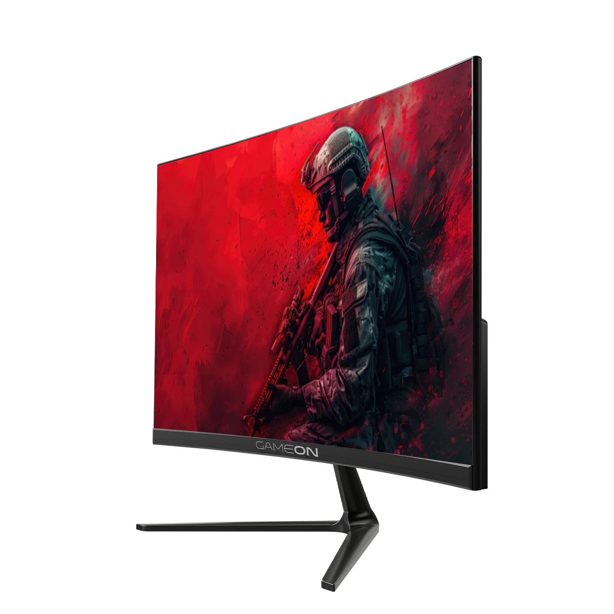 GAMEON GOC24F120VA Pro Series 24" FHD, 120Hz, MPRT 1ms, HDMI 2.1, VA Panel Curved Gaming Monitor 3000R 16:9 (Supports PS5) - Black