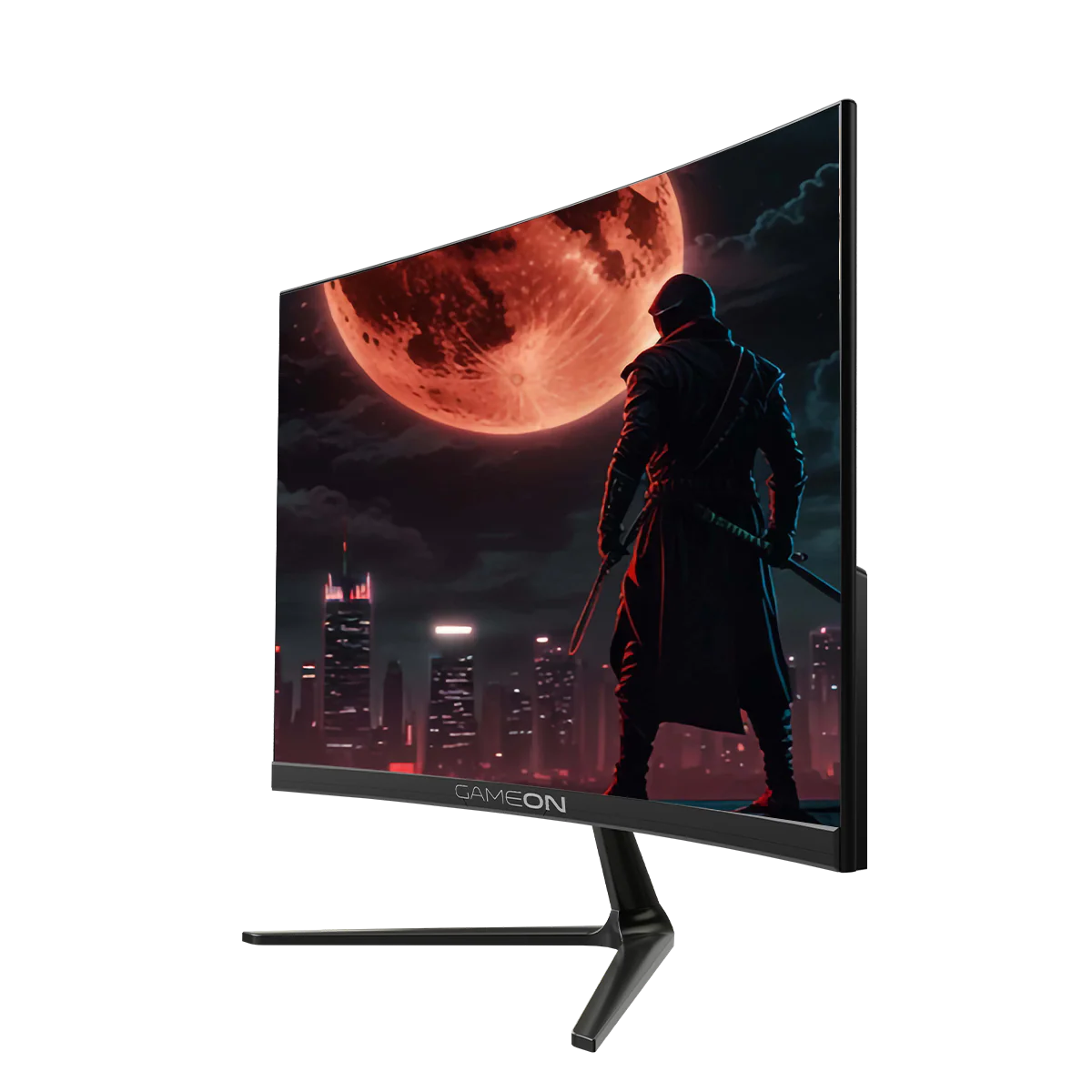 GAMEON GOC24F180VA Pro Series 24" FHD, 180Hz, MPRT 0.5ms, HDMI 2.1, VA Panel Curved Gaming Monitor 3000R 16:9 (Supports PS5) - Black