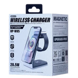 Remax RP - W85 Magnetic 3 in 1 Wireless Charging Holder Cables & Chargers 25 JOD