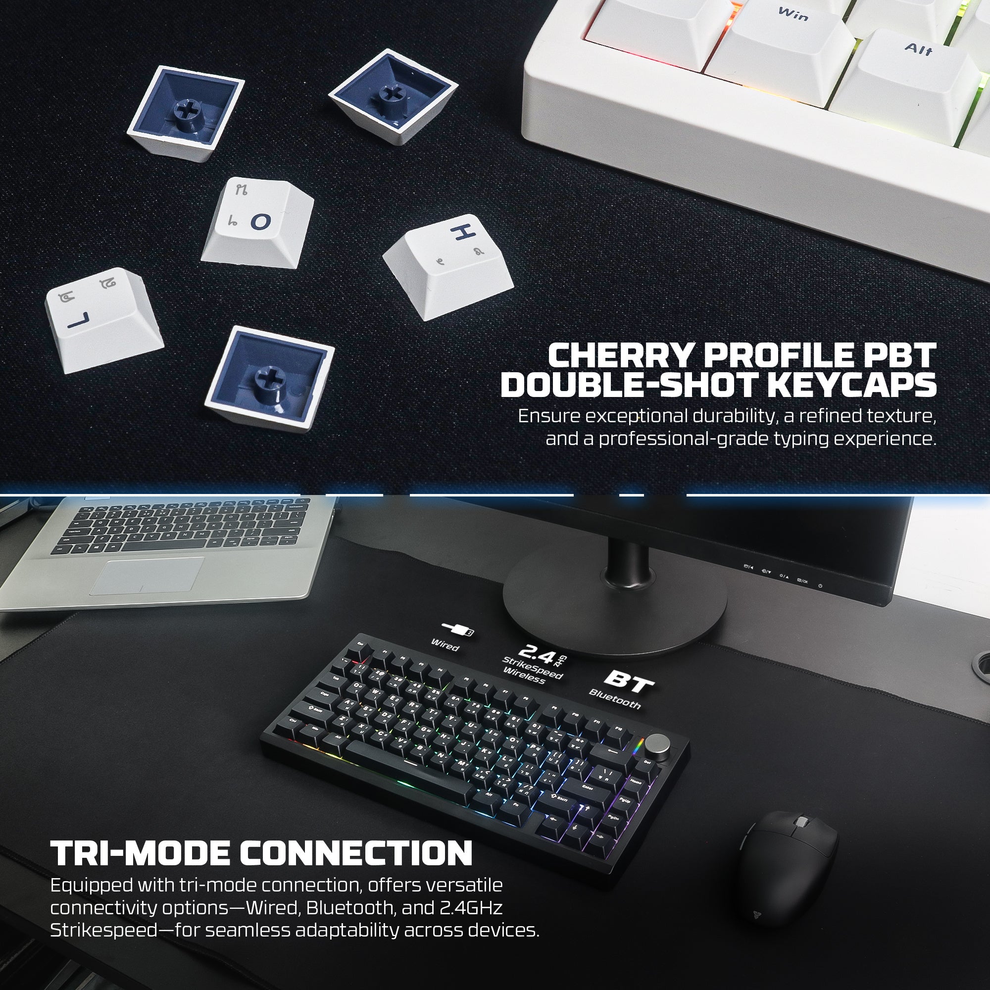 Fantech MK921 MAXFIT8 QMK Mechanical Keyboard  MK921