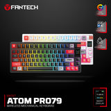 FANTECH MK917 ATOM PRO79 WIRELESS MECHANICAL GAMING KEYBOARD BLACK